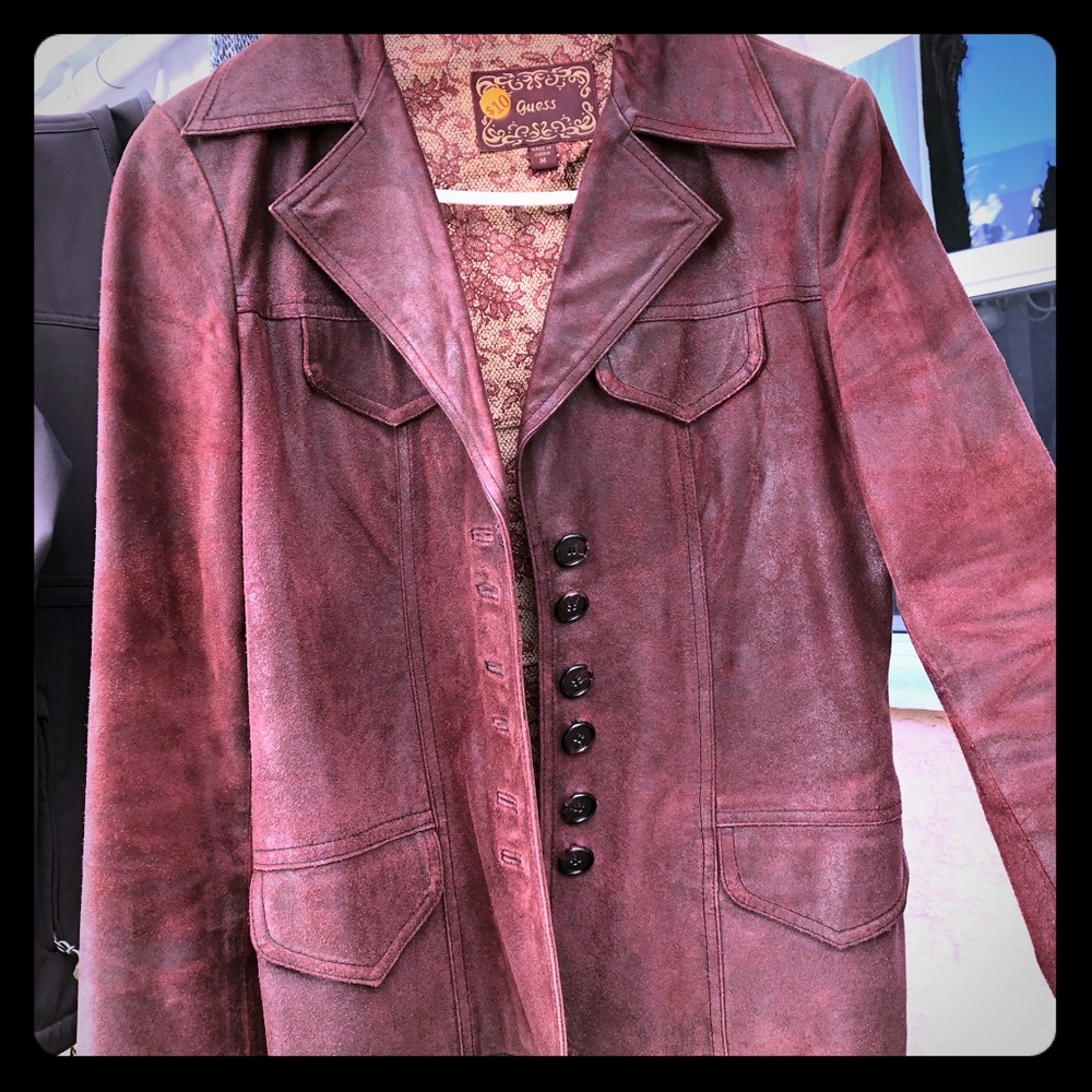 Guess vintage suede jacket